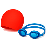 Шапочки и очки