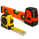 Измерительные инструменты (рулетки, уровни, лазерные нивелиры)